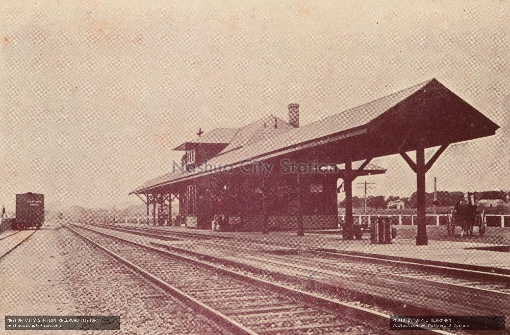 Postcard: Lyme and Blackhall Railroad Station